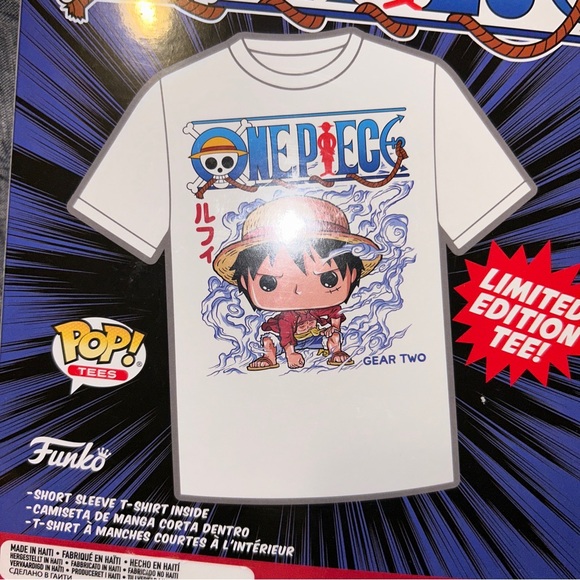 One Piece - Gear Two Boxed Pop! Tees [Size-2XL] - Picture 5 of 11